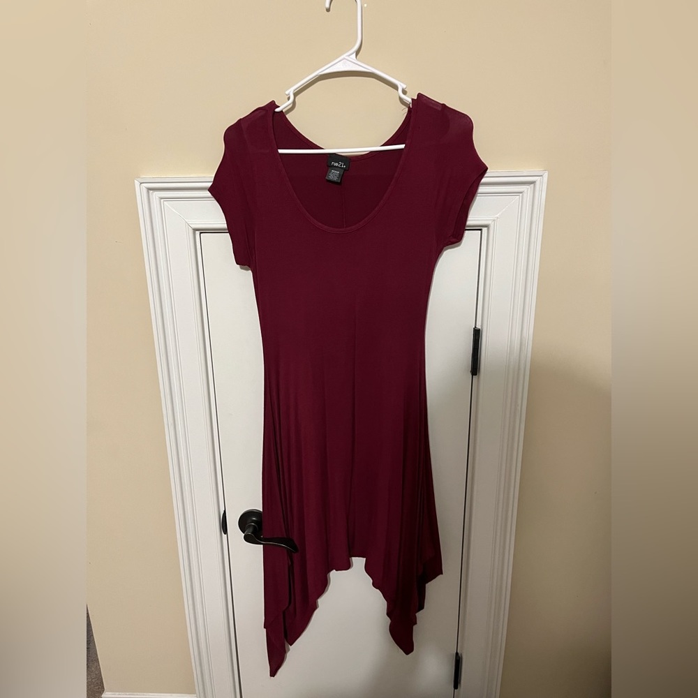 Rue21 flowy red dress